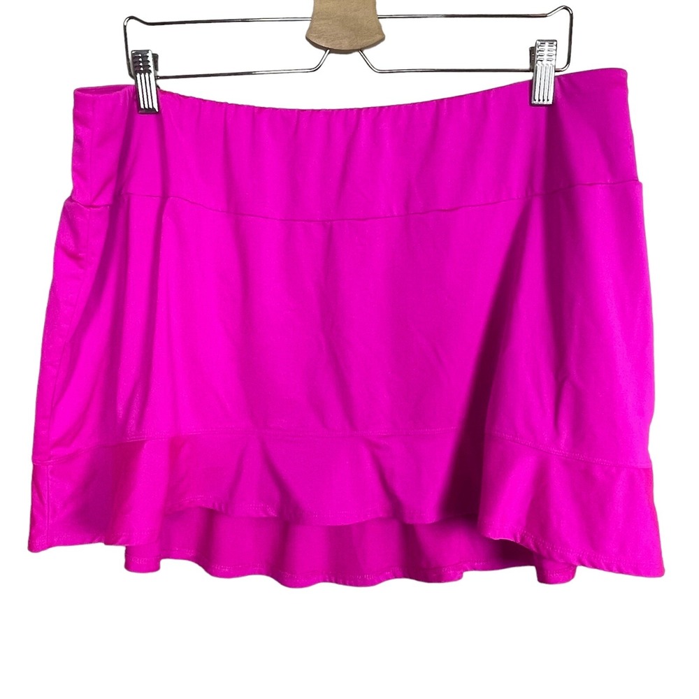Tail XXL Pink Ruffle Flounce Skort Tiered Golf‎ Tennis Pickleball Athleisure
